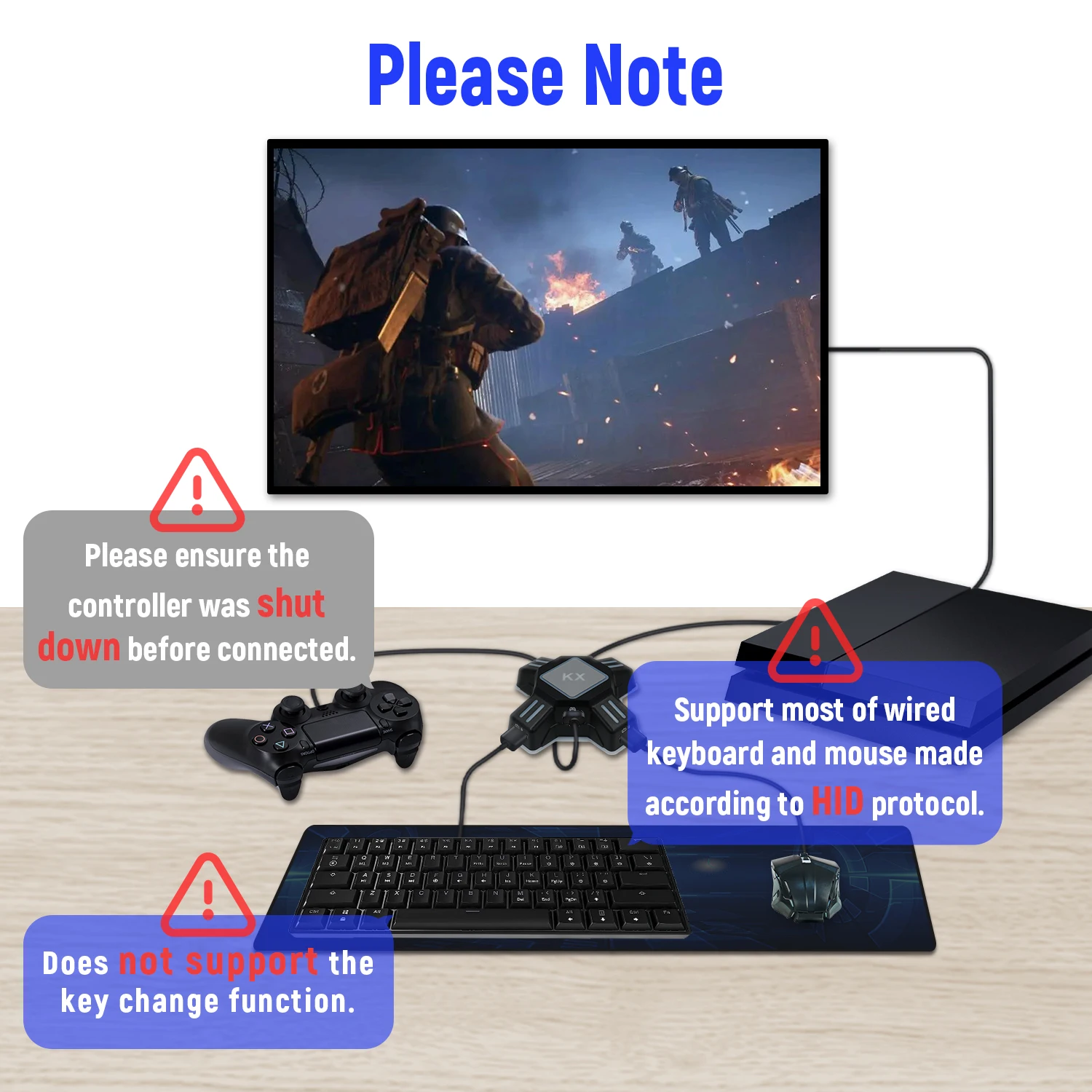Как подключить клавиатуру и мышь к ps4