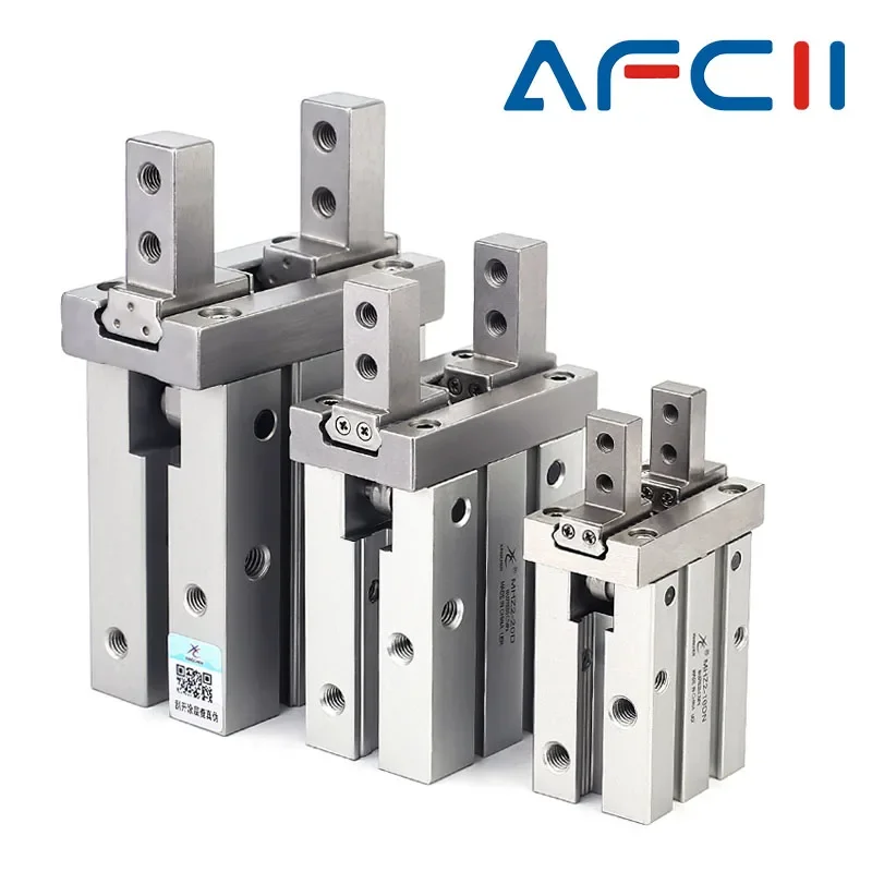 MHZ2 10D 16D 20D 25D 32D 40D MHZ2 10S MHZ2 10C คีมจับลมแบบขนาน SMC ชนิดกระบอกลมนิวเมติก คีมจับแบบกระบอกลมทำงานสองหรือเดี่ยว 1