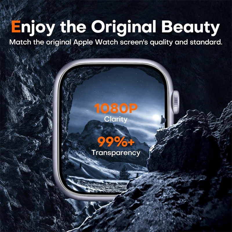 5 قطعة فيلم هيدروجيل لساعة أبل 46 مللي متر 44 مللي...