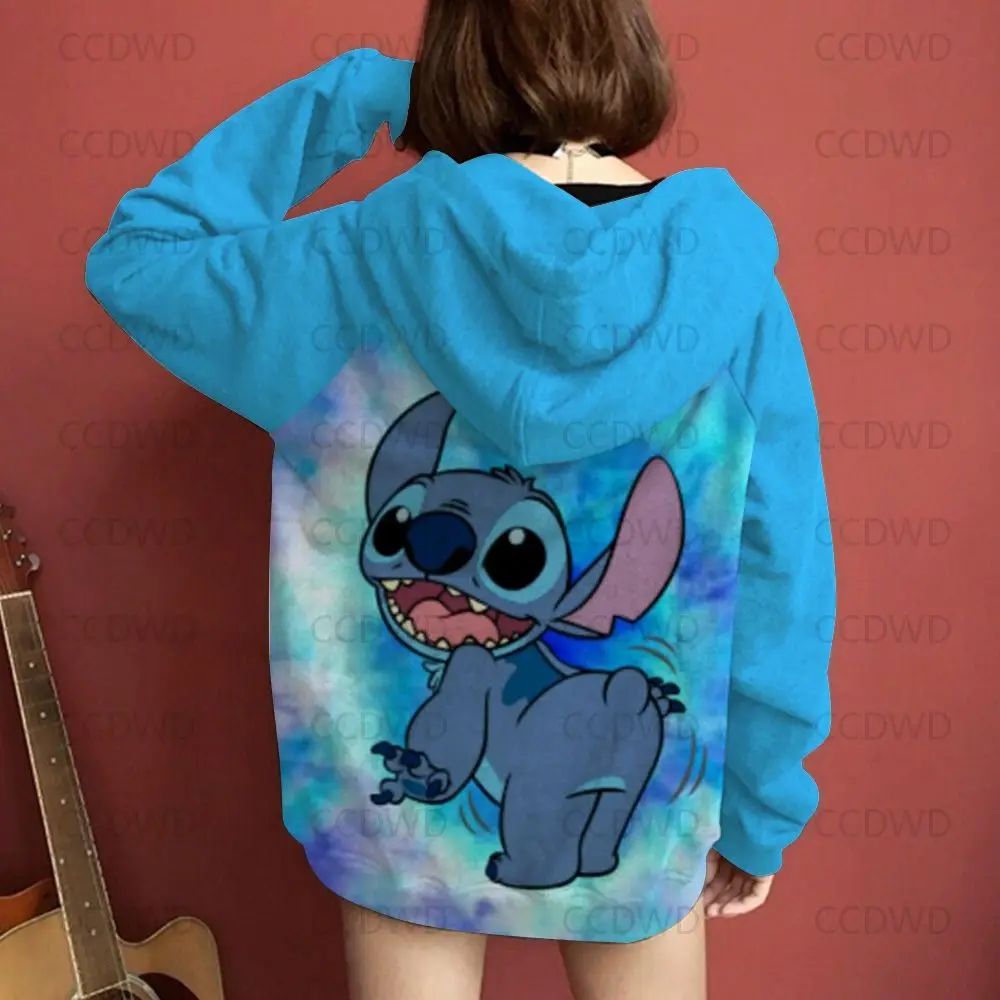 

Hoodies Women Fall Clothing 2022 Disney Pullover Fashion Hoodie Children's Kawaii Clothes Tops Hooded Sweatshirts Y2k Female 7XL