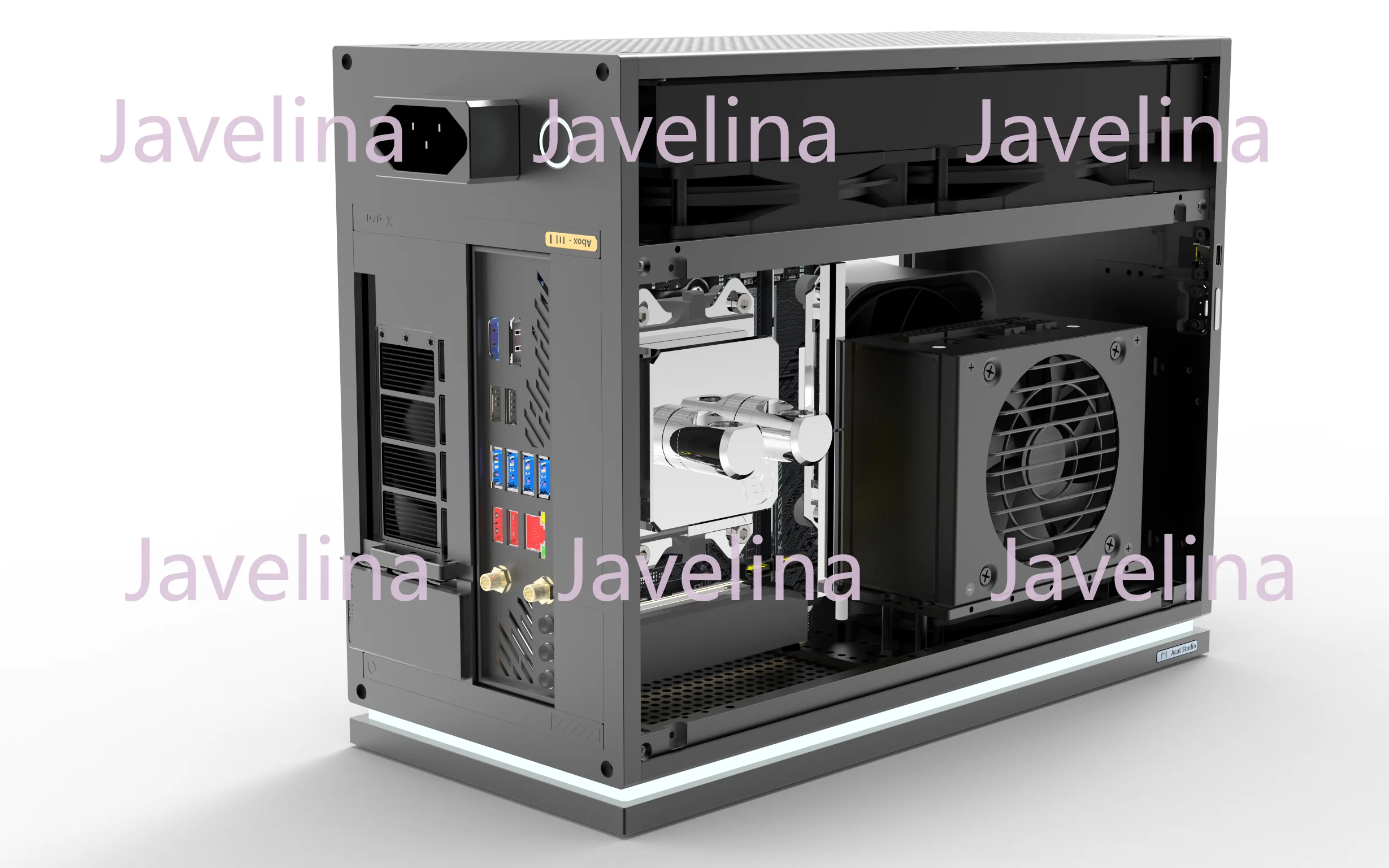 3.0 in stock] Acat xpro chassis, 280 water-cooled three slot