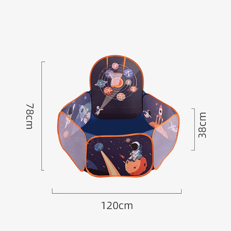 1.2M Baby Playpen Ball Pool for Children Playpen Inflatable Toys Balls for Baby Pool Children's Pool Balls Dry Pool with Balls 5