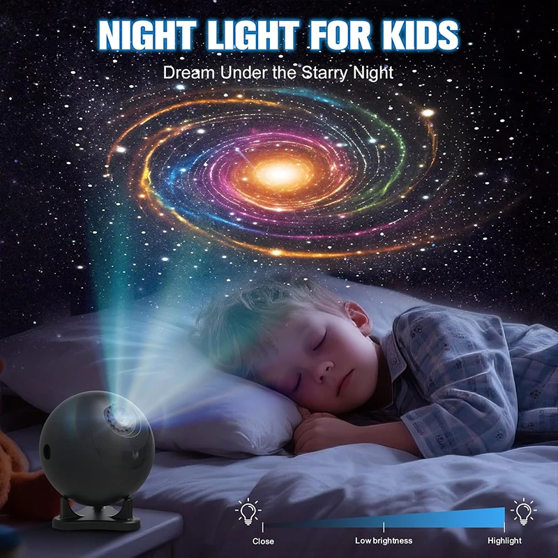 Planetarium Projector for Bedroom, 12 Image Discs, Galaxy Projectors Star Night Light, Ceiling Mood Lighting, Space Lamp - 4