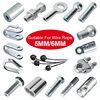 Gym Cable Steel Wire Rope Accessories Cable Machine Fitness Equipment Exercise Metal Limit Ball Terminals Gasket 3