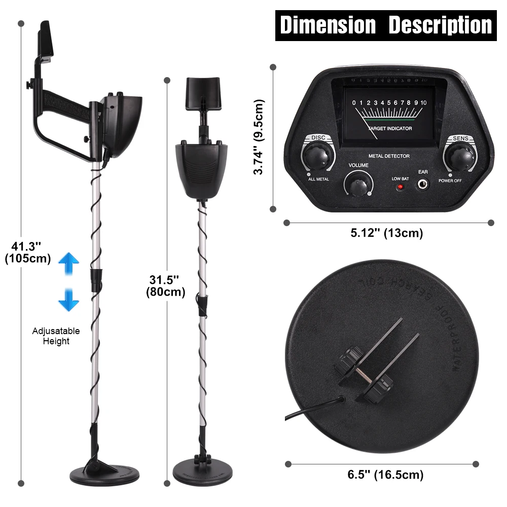 MD-4030 High Accuracy Metal Detector Gold Pinpointer Underground Gold Detector High Sensitivity Treasure Portable Circuit Metal 2