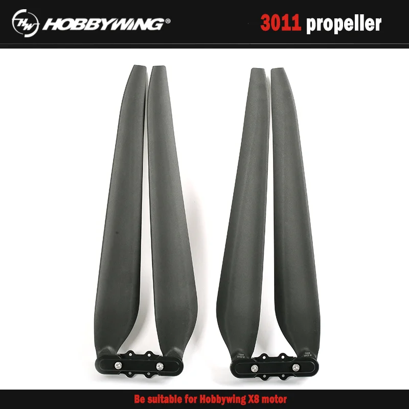 Hélice 3011 pour Hobbywing X8 et 8120 jaune vue de dessus