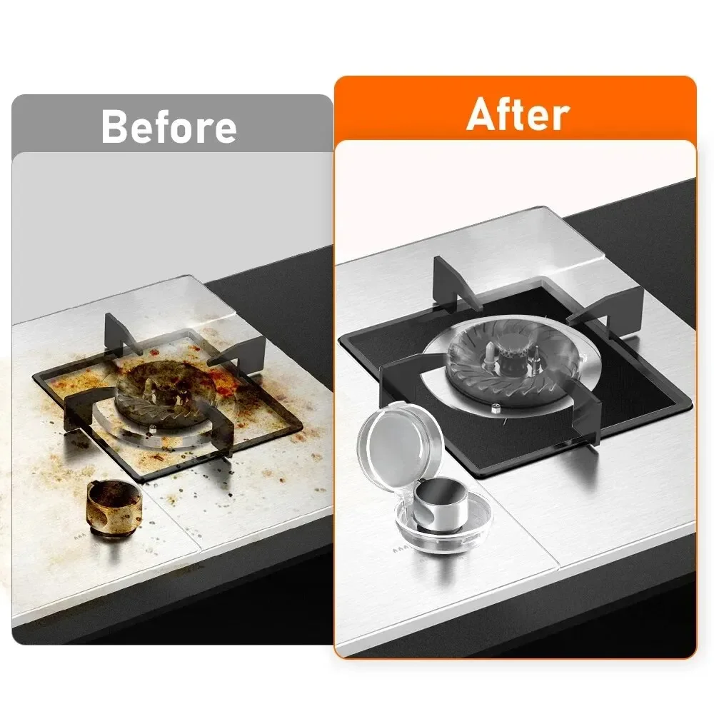 Stove Protector Cover Liner Gas Stovetop Burner 4/8PCS Kitchen Accessories Mat