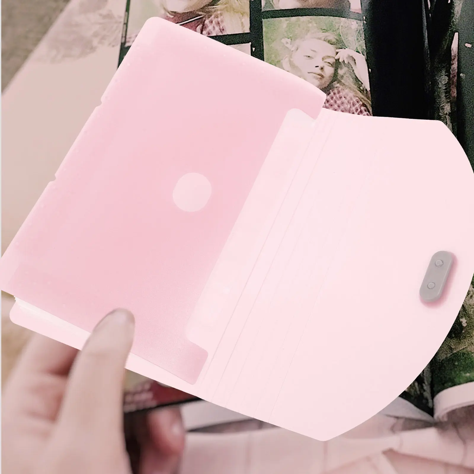 휴대용 PP 아코디언 파일 폴더 문서 정리함 경량 확장형 파일 정리함 사무실 학교 다층 영수증 보관함