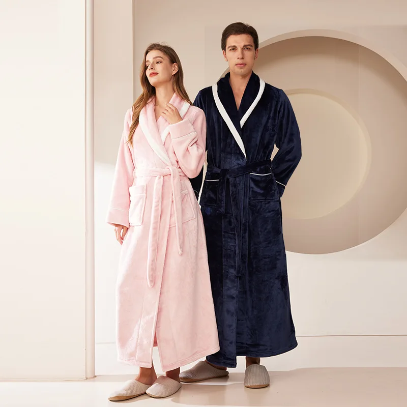 Peignoir De Bain Femme/homme - Coton éponge Léger - Grande Taille - Sortie De Bain, Robe De Chambre Ou Plage