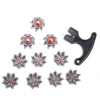 10Pcs Soft Golf Shoe Spikes Metal Thread Studs Replacement Twist Shoe Spikes Replacement Set With Wrench Tool 1