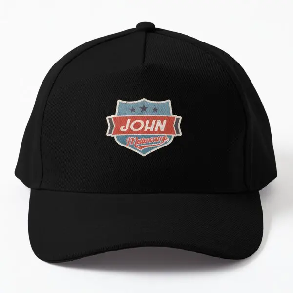 

John Mellencamp Baseball Cap Hat Fish Hip Hop Casual Printed Black Czapka Snapback Sport Outdoor Boys Women Bonnet Casquette