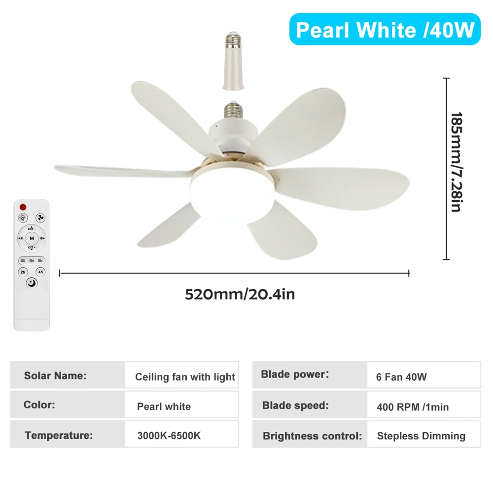 Design moderne et minimaliste de lumière de ventilateur de plafond