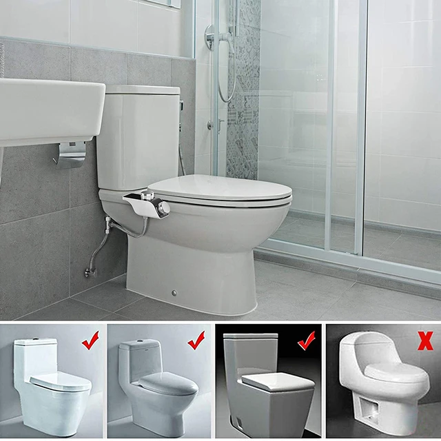 Dropship Electric Bidet Seat For Elongated Toilets,Heated Bidet