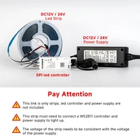 FCOB LED Light Strip Pixel Addressable 630 720 LEDs RGB Dream Full Color 12mm DC12V 24V WS2811 High Density Flexible COB Light - Image 4