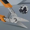 Professional Industrial Shears Stainless Steel Scissors Tin Snips Metal Sheet PVC Pipe Cutting hand Garden tools Cutter 4