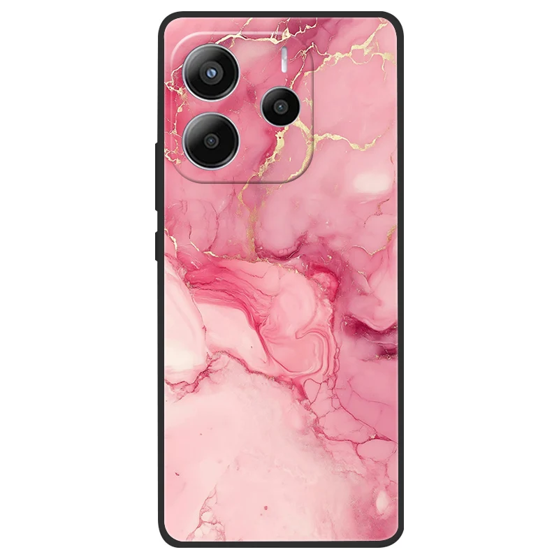 Marble Painting Pattern Soft Silicone Anti-Drop Phone Case