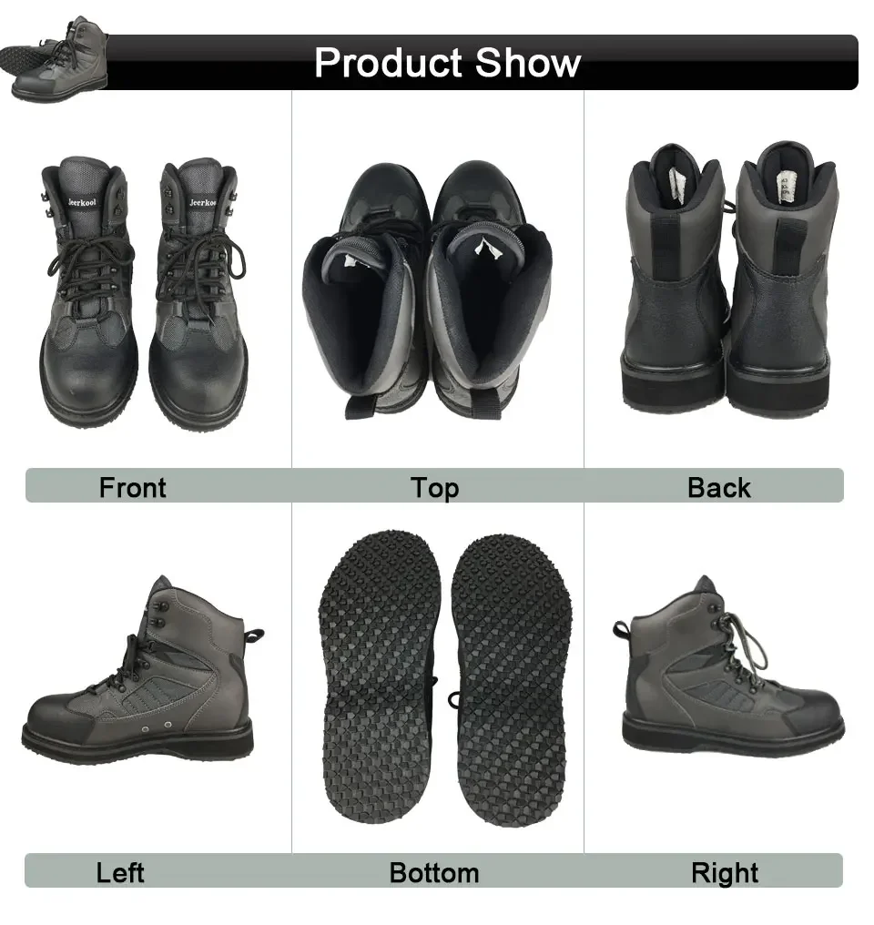 5-Layer Durable Breathable Waterproof Stocking Foot Fly Fishing Chest Waders Pants and Boots for Men and Women