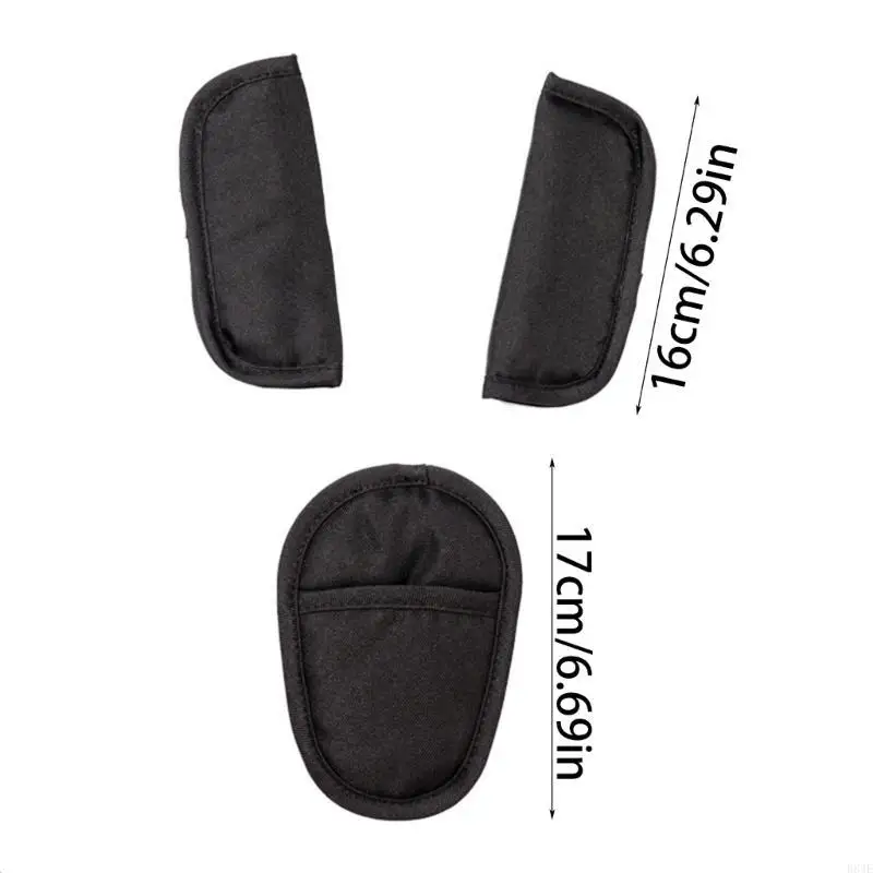 Baby Stroller Shoulder Cover set Soft & Comfortable Pad Essential for Travel