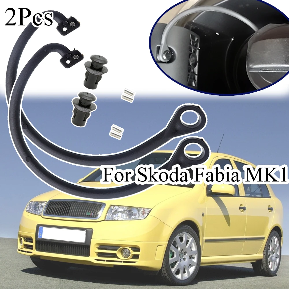 Fuel Oil Tank Inner Cover Plug 2Pc For Skoda Fabia MK1 Petrol Diesel Cap Lid Gas Filler Support Retaining Strap Cord Rope Tether fuel tank cover,fuel tank cap,oil fuel cap,fuel cap cord strap