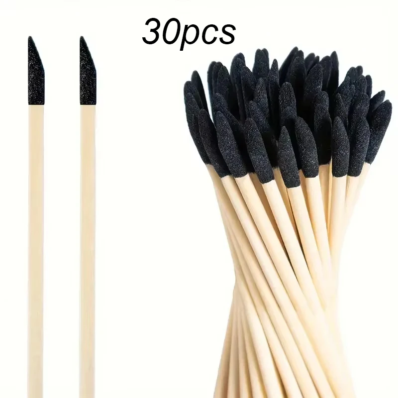 Dual-Purpose Sanding Sticks with Precision Frosted Tips & Flat Head for Crafts & DIY Projects