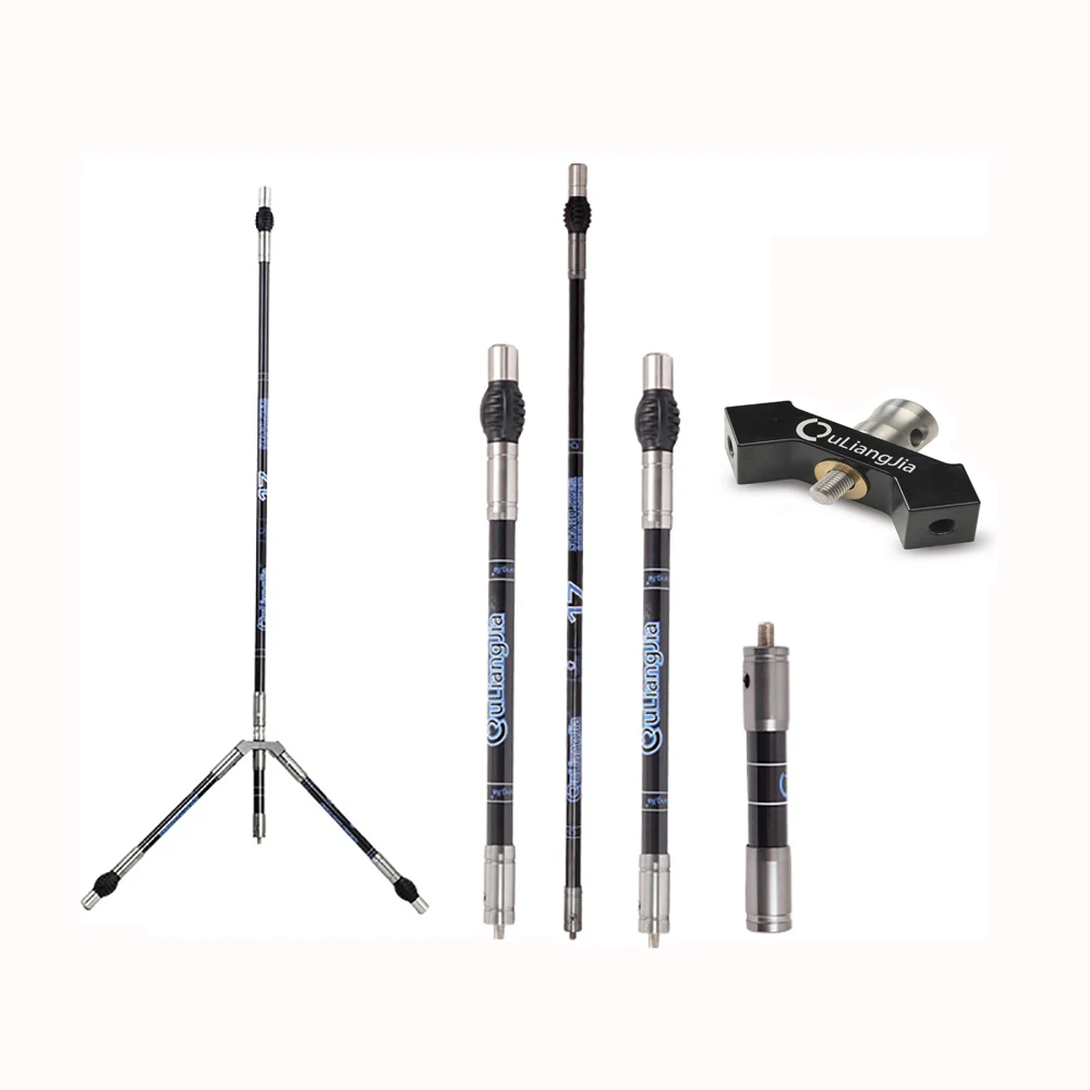 1Pc 17mm Archery Stabilizer Bar Carbon Balance Rod Side Extender Bar Damper Bow and Arrows for Archery Shooting Hunting