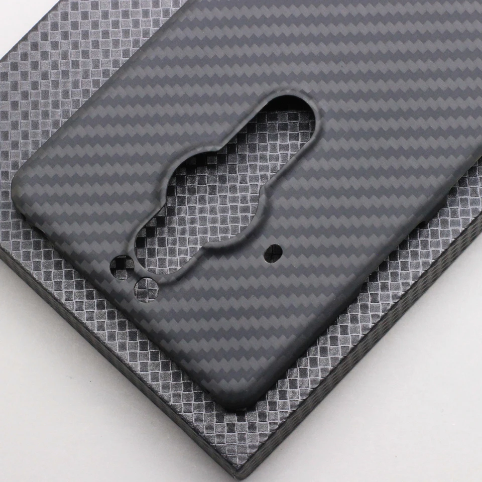 Genuine Real Carbon Fiber Phone Case for Sony Xperia 1 5 10 III Ultra-thin Aramid Fit Sony Xperia Pro i Light-weight Armor Cover