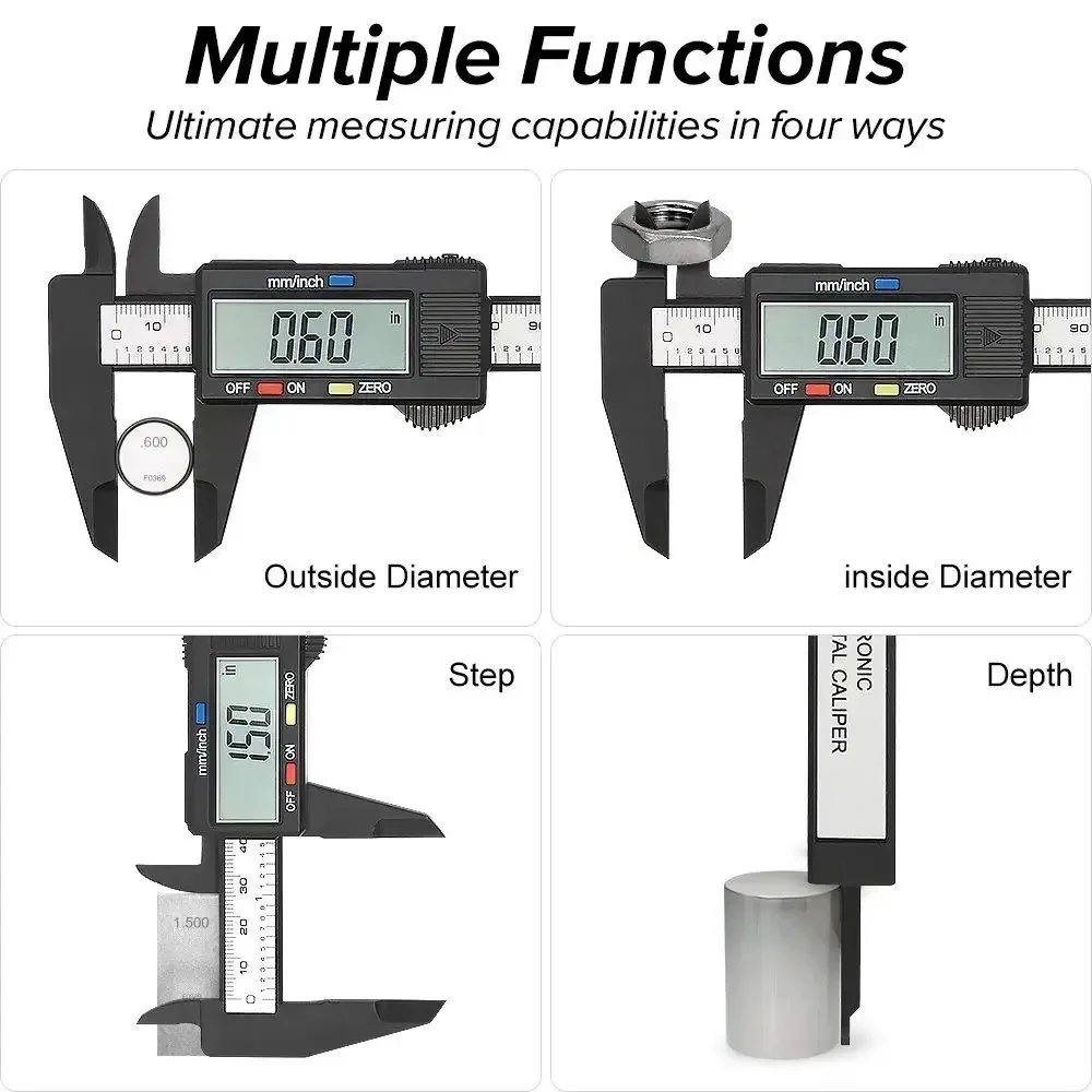 Vernier Digital Caliper Tool Calibrator Pied a Coulisse Inspection Tools Job Measuring Gauging Measurement Analysis Instruments BEST SELLERS