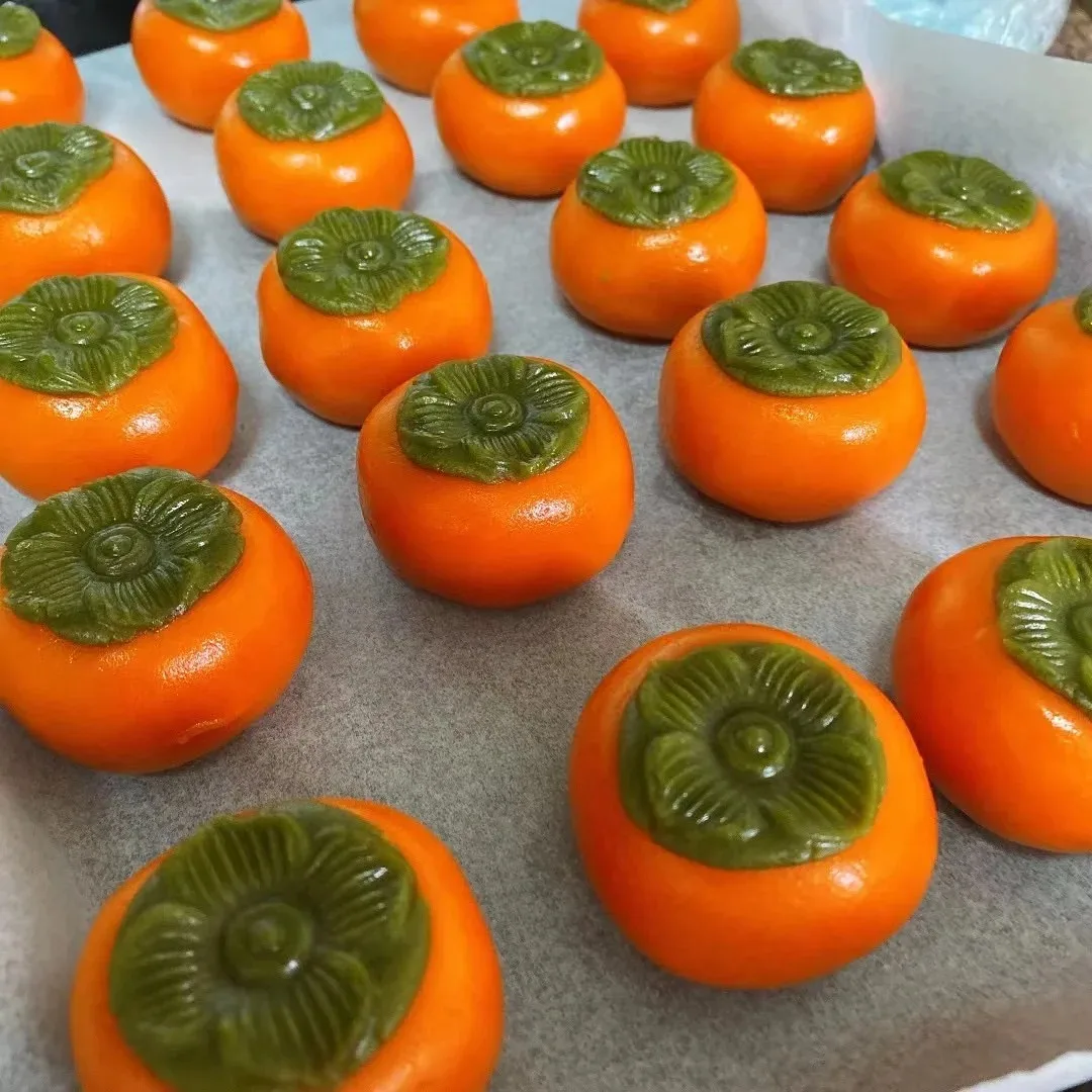 Description Picture 4 of itemPeanut Persimmon Shape Moon Cake Mold Cookie Cutter Biscuits Moulds Frame Pressed Cake Crisp Pastry Dessert Baking Tools