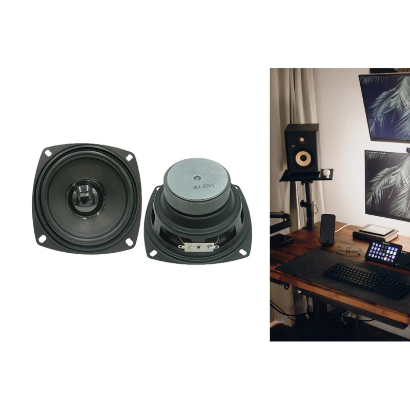 

4inch Full Frequency Speaker 20W 4Ohm Waterproof Full Requency Subwoofer Speaker