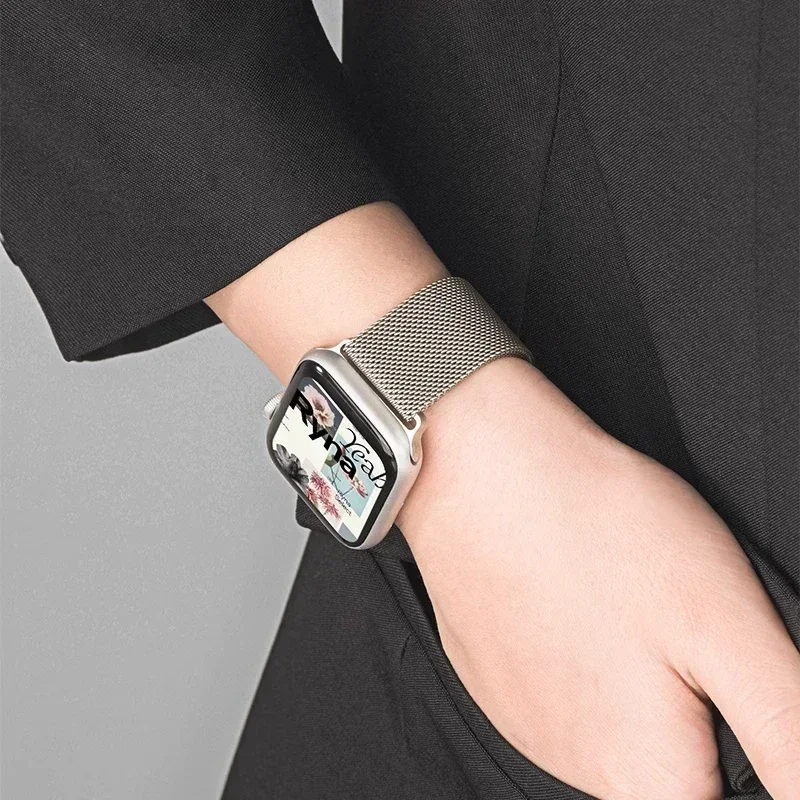 Premium Milanese Mesh Bracelet for Apple Watch - Stainless Steel Strap for iWatch Series