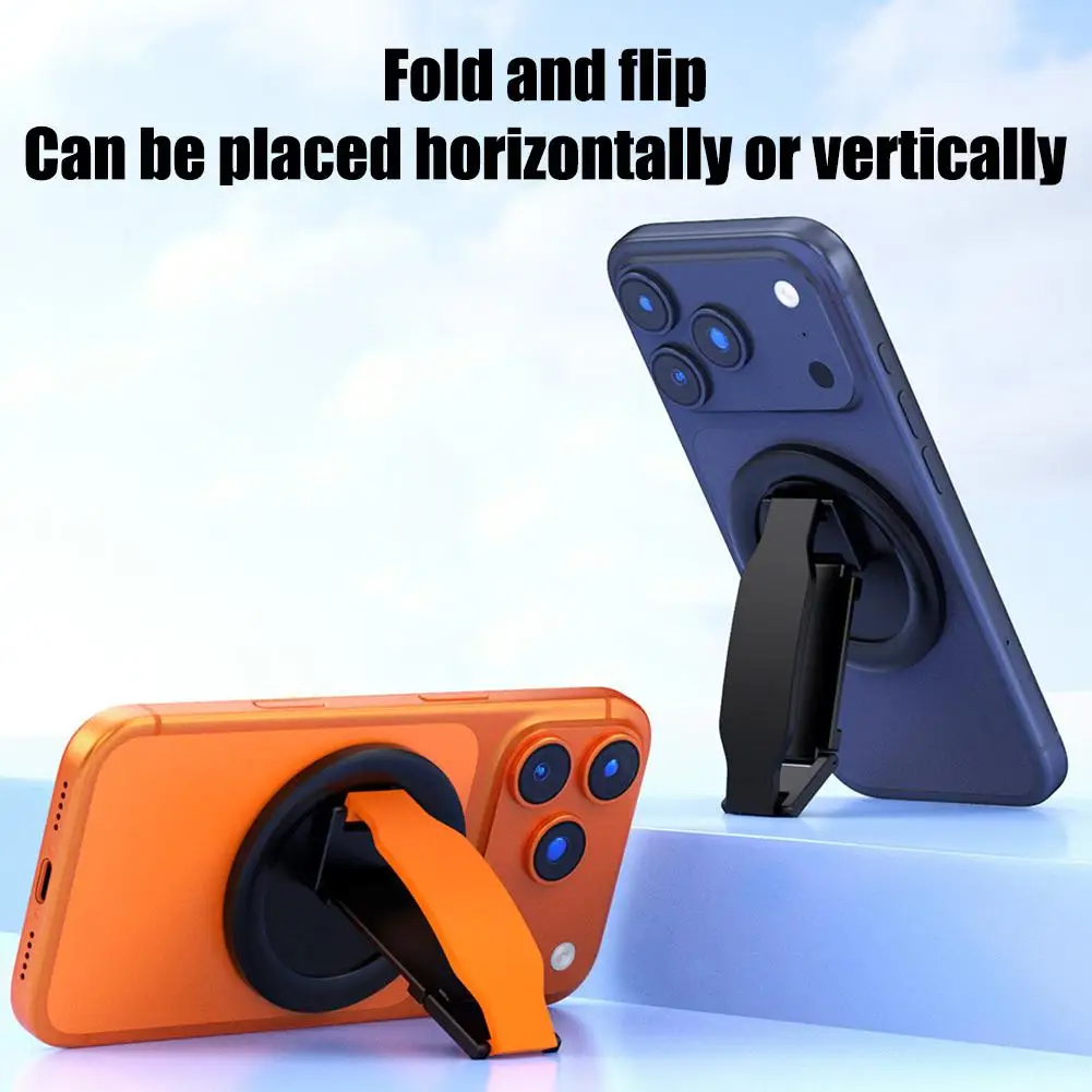 Portable Foldable Magnetic Phone Grip and Stand Ring Holder