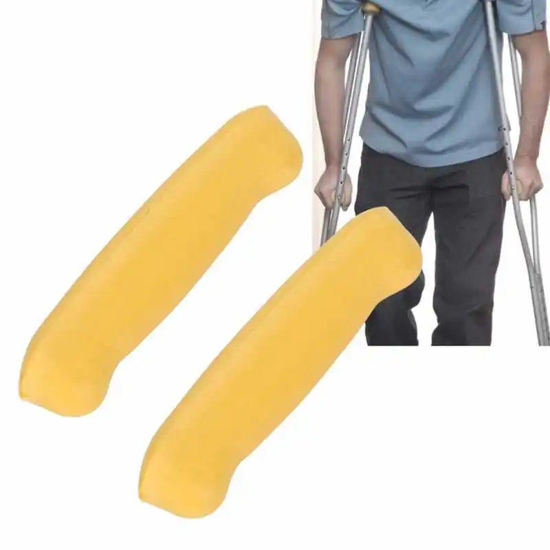 1 Pair Crutch Pad Portable Breathable Soft Foam Underarm Crutch Pad Replacement Accessories for Patient Underarm Cushion