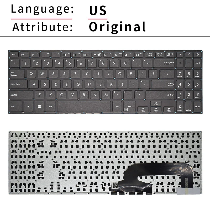 Original Eua Russo sp br Teclado do Portátil para Asus Y5000 Y5000ub Y5000u A507u X507ub X507 X507m ma X507ubr ua ub Y5000ur - Imagem 3