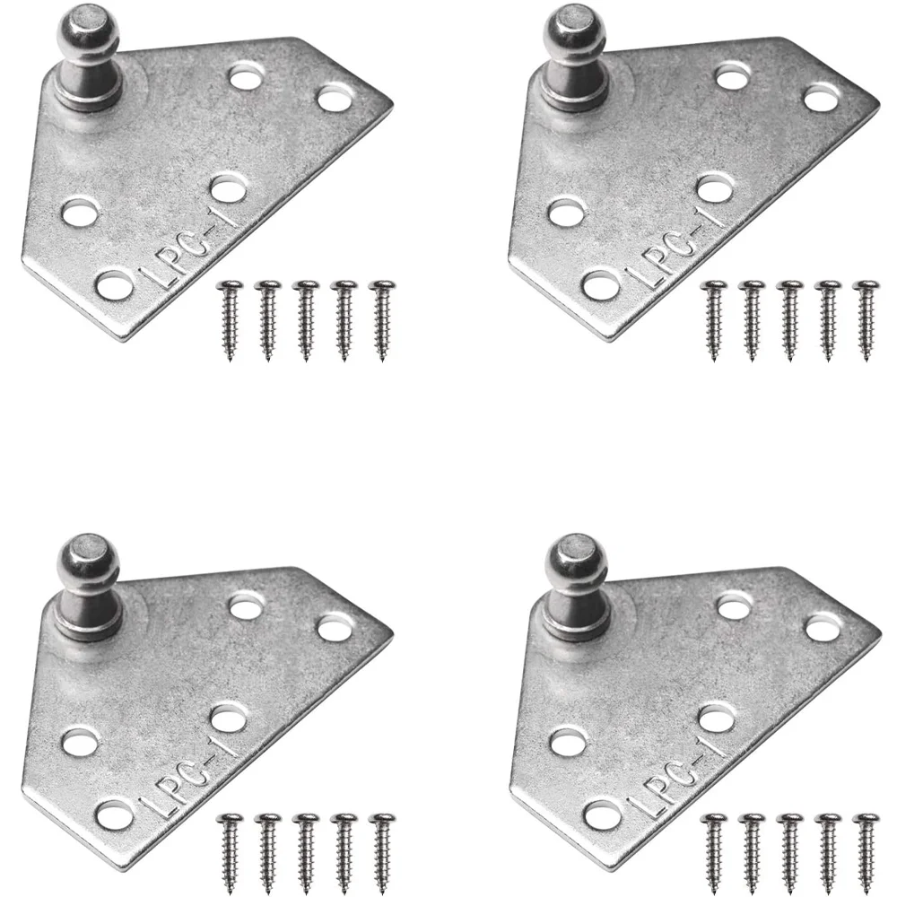 GPB-169 10mm Ball Stud Bracket - Zinc Plated Steel Replacement For Gas Props & Struts