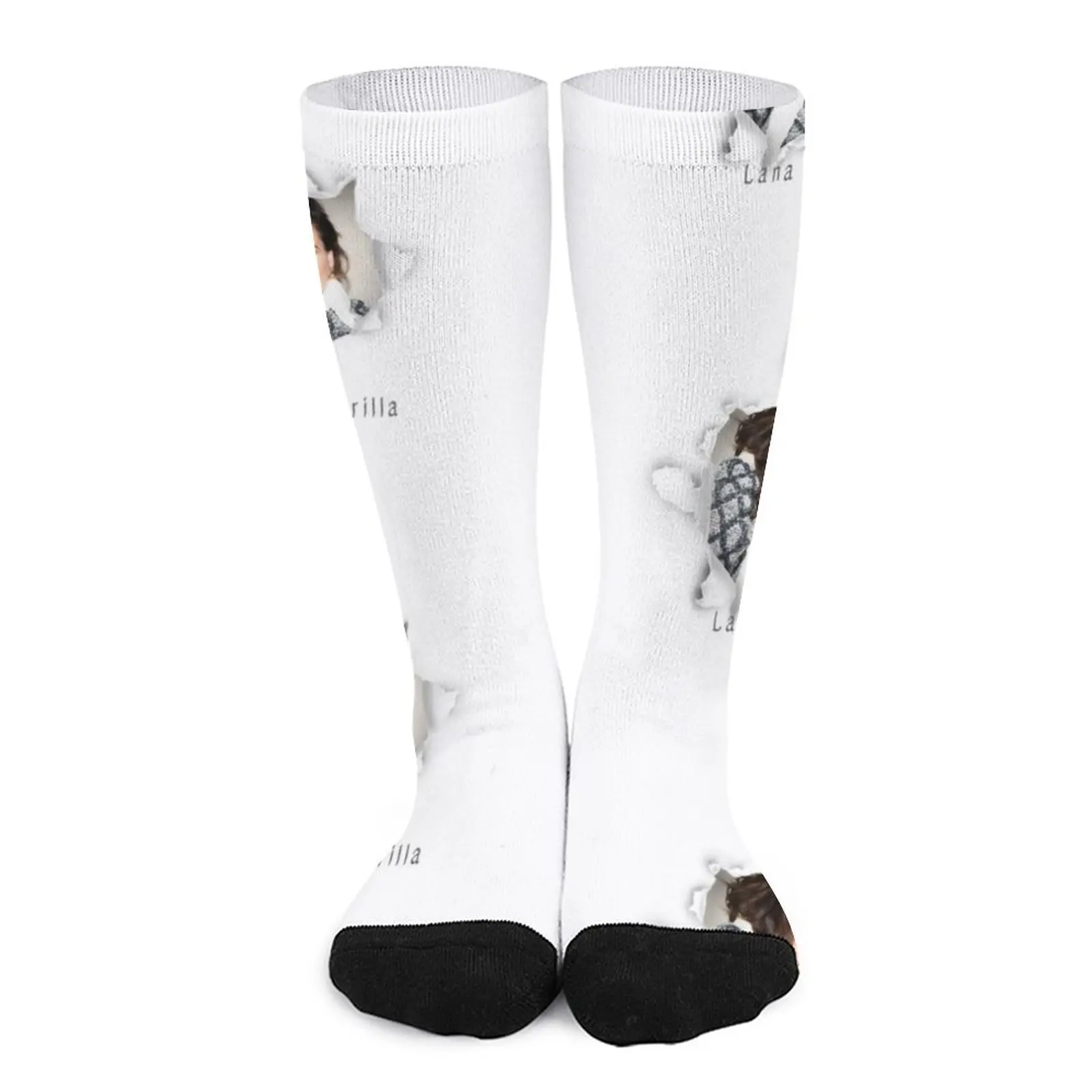 

Носки Лана Паррилла с надписью Keep Calm, носки с подогревом, идея для подарка на День святого Валентина, индивидуальные носки, женские носки до щиколотки