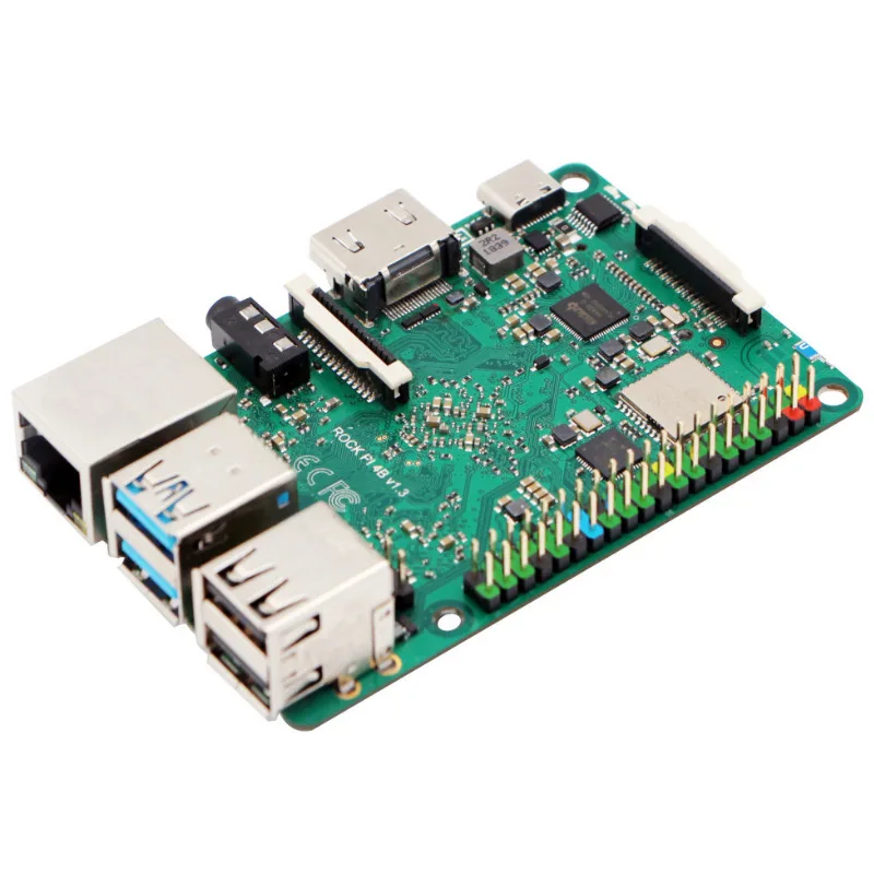 

Плата разработки Rock Pi 4 4 Гб, Модернизированная версия 128 Мб