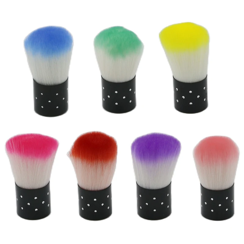 

1Pcs Soft Nail Cleaner Brush Mini Stainless Steel Handle Remove Dust Small Angle Cleaning Brush For Nail Art Care Manicure Tools