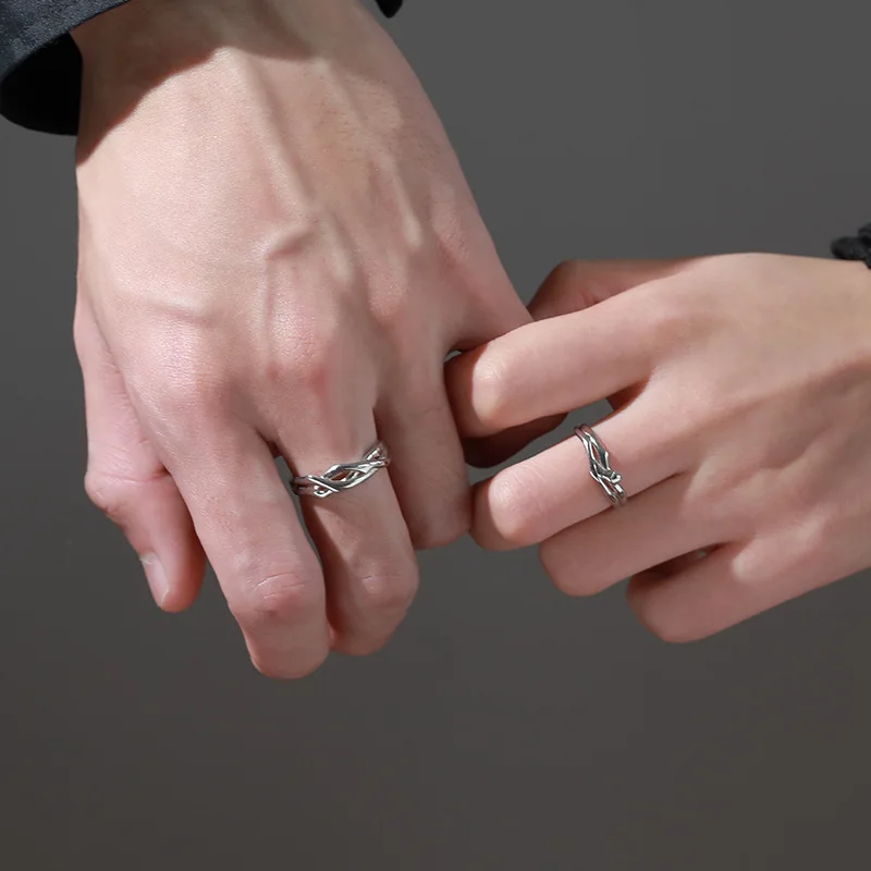 

Серебряное кольцо S925, женские и мужские парные кольца, особый дизайн, хороший товар, памятный подарок для бойфриена
