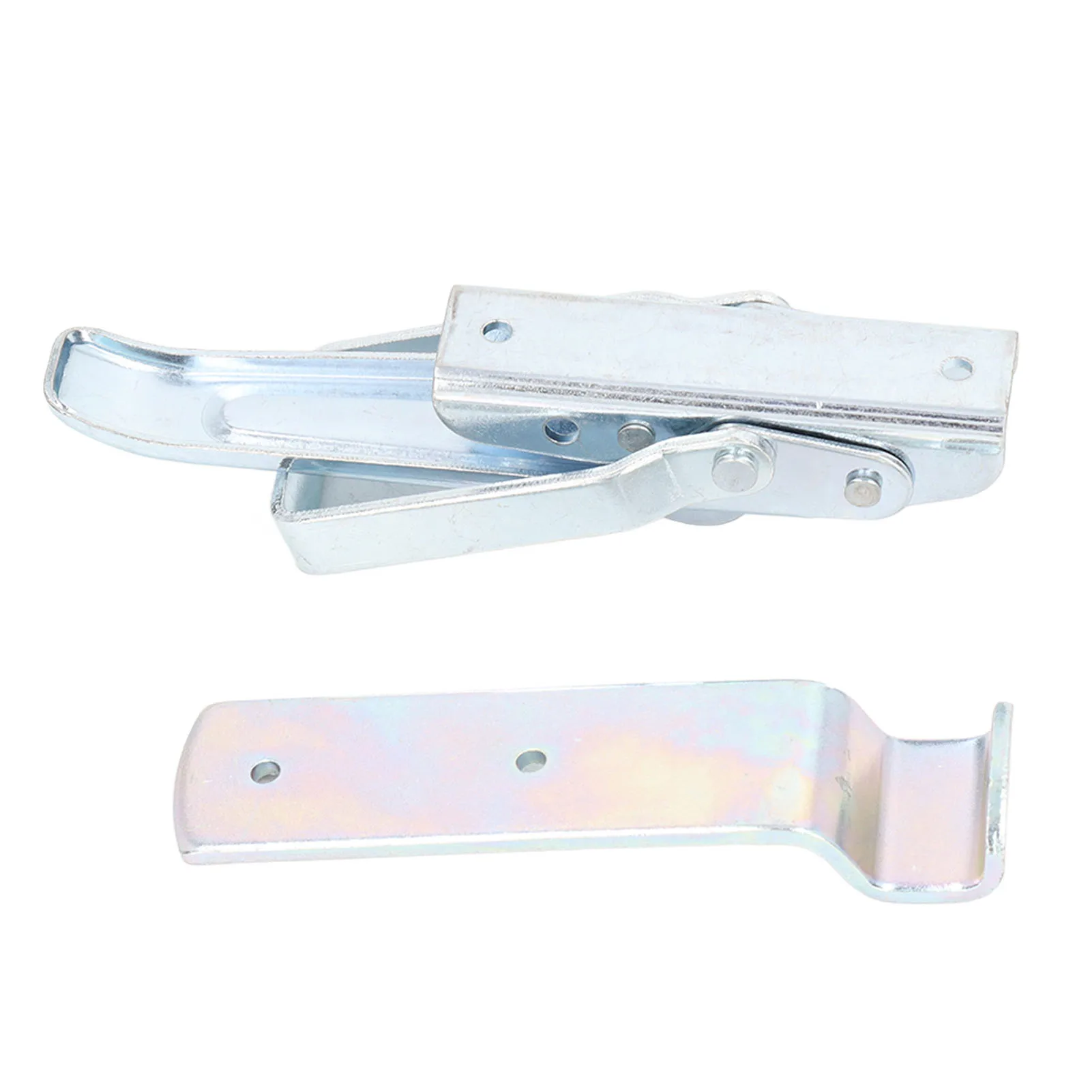 Trailer Lift Door Latch Heavy Duty Over Centre Body Clamp with Catch Plate for RVs Campervans
