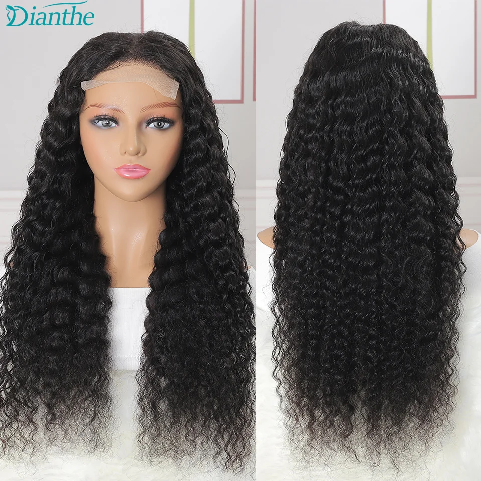 

Brazilian 5x1 T Part Lace Wig Human Hair Wigs Deep Wave Wigs For Women Human Hair 30 Inch 4x1 T Part Lace Wigs Pre Plucked Hair