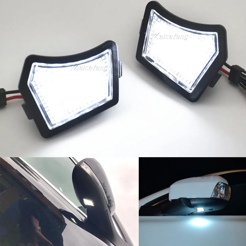 LED Side Rearview Mirror Floor Ground Puddle Light For Volvo