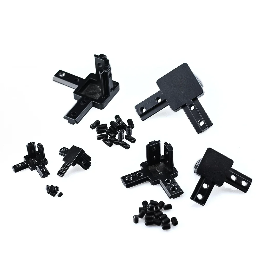 3-Way End Corner Bracket Connector for Aluminium Extrusion Profile 3030 Series V Slot 8Set/Lot