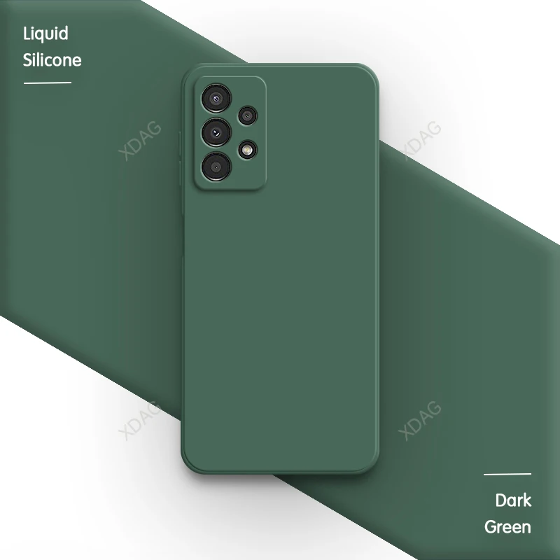 Classic Liquid Silicone Soft Back Cover – Simple Fashion Original Phone Case