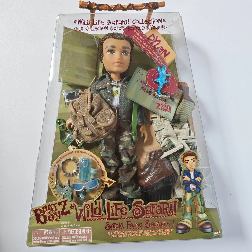 bratz boy dylaw wild life safari Eitan  many accessory collection dolls bratzillaz doll 6