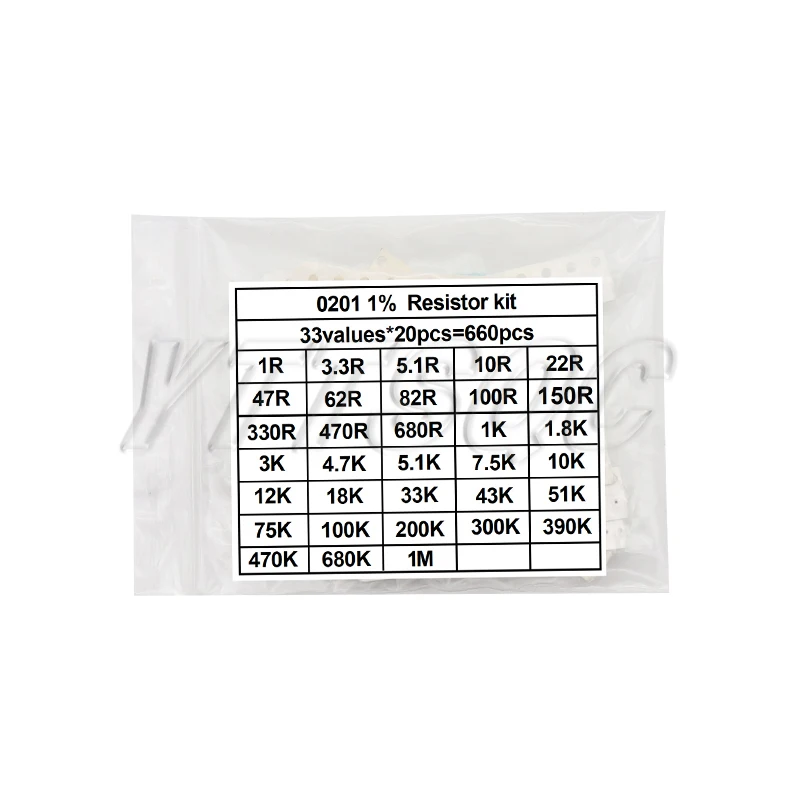 Smd Resistor 660pcs 200pcs 720pcs 4000pcs 0402 0603 0805 1206 1210 2512 smd resistor kit assorted kit 10k 100k 1k 1r 100r 220r 1% 5%