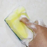 10/20pcs Reusable Double-Sided Cleaning Sponge Dishwashing Cleaning Wipe Household Scouring Pad Sponge Set Kitchen Accessories 2