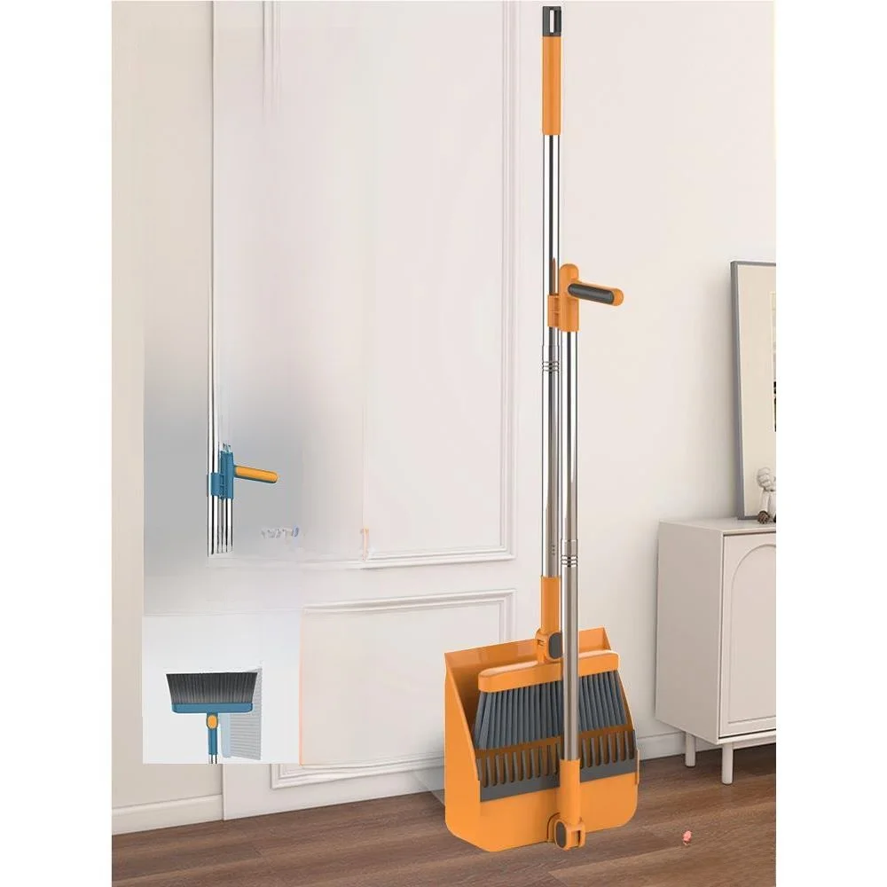 [Juego de escoba plegable] Juego de 2 piezas recién actualizado Love Horse Orange