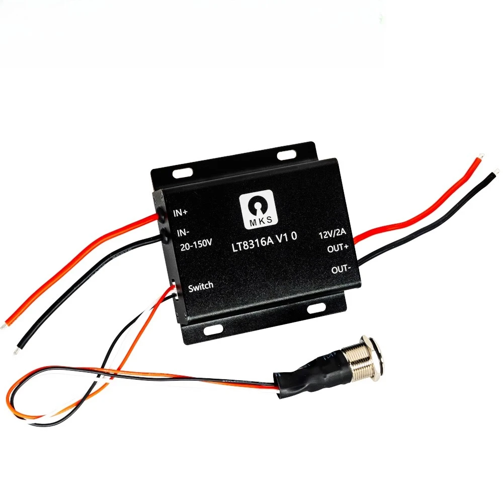 VESC LT8316A 벅 컨버터 전원 모듈 20V-150V에서 12V/2A로 - 고전압 DC-DC 스텝 다운 전압 조절기