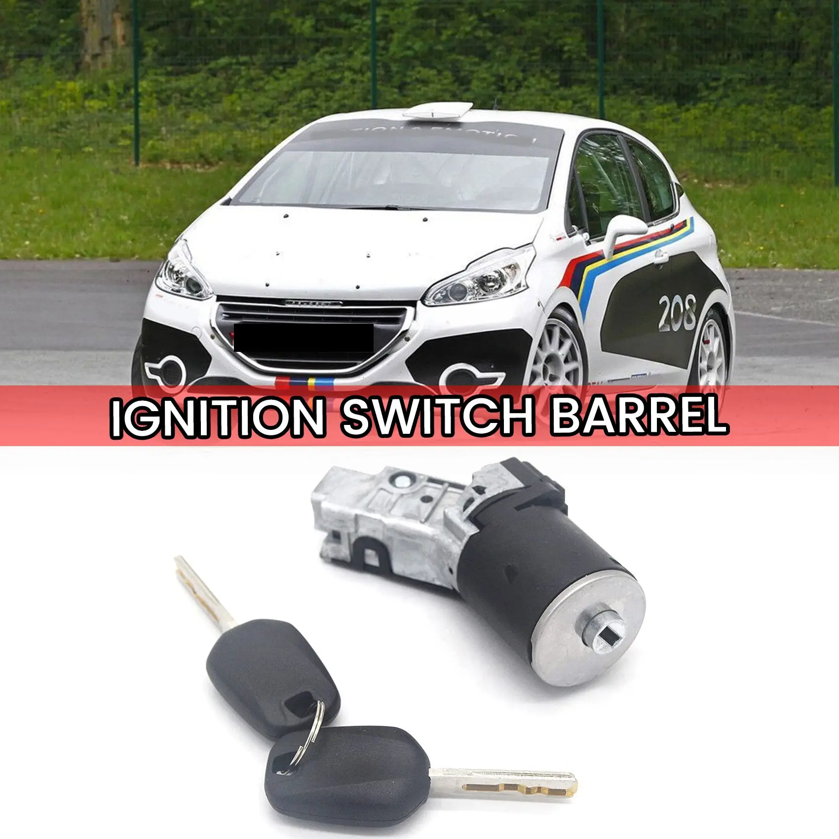 

Car IGNITION SWITCH BARREL 3 PINS for PEUGEOT 208 2008 308 3008 EXPERT VAUXHALL 2018 9663123380 1608682880 9673257480