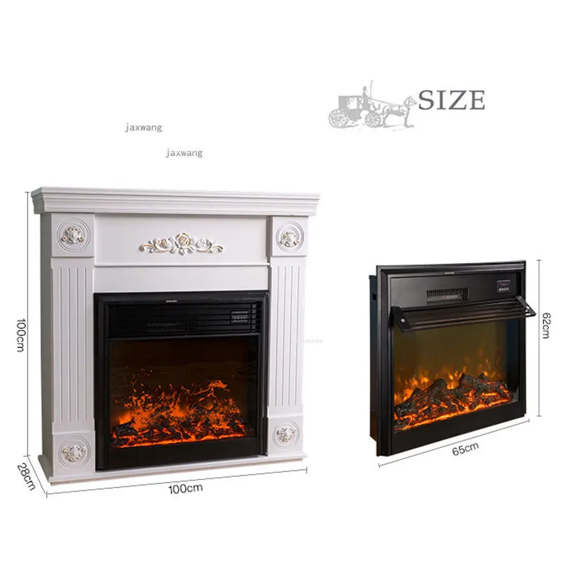 European Iron Carving Fireplace Homestay Hotel Bar Freestanding Fireplace Living Room Restaurant Villa Decorative